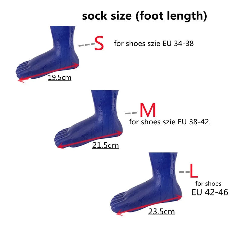 Transparent Latex 5 Toe Short Socks Unisex Rubber 5 Fingers Socks S M L Size
